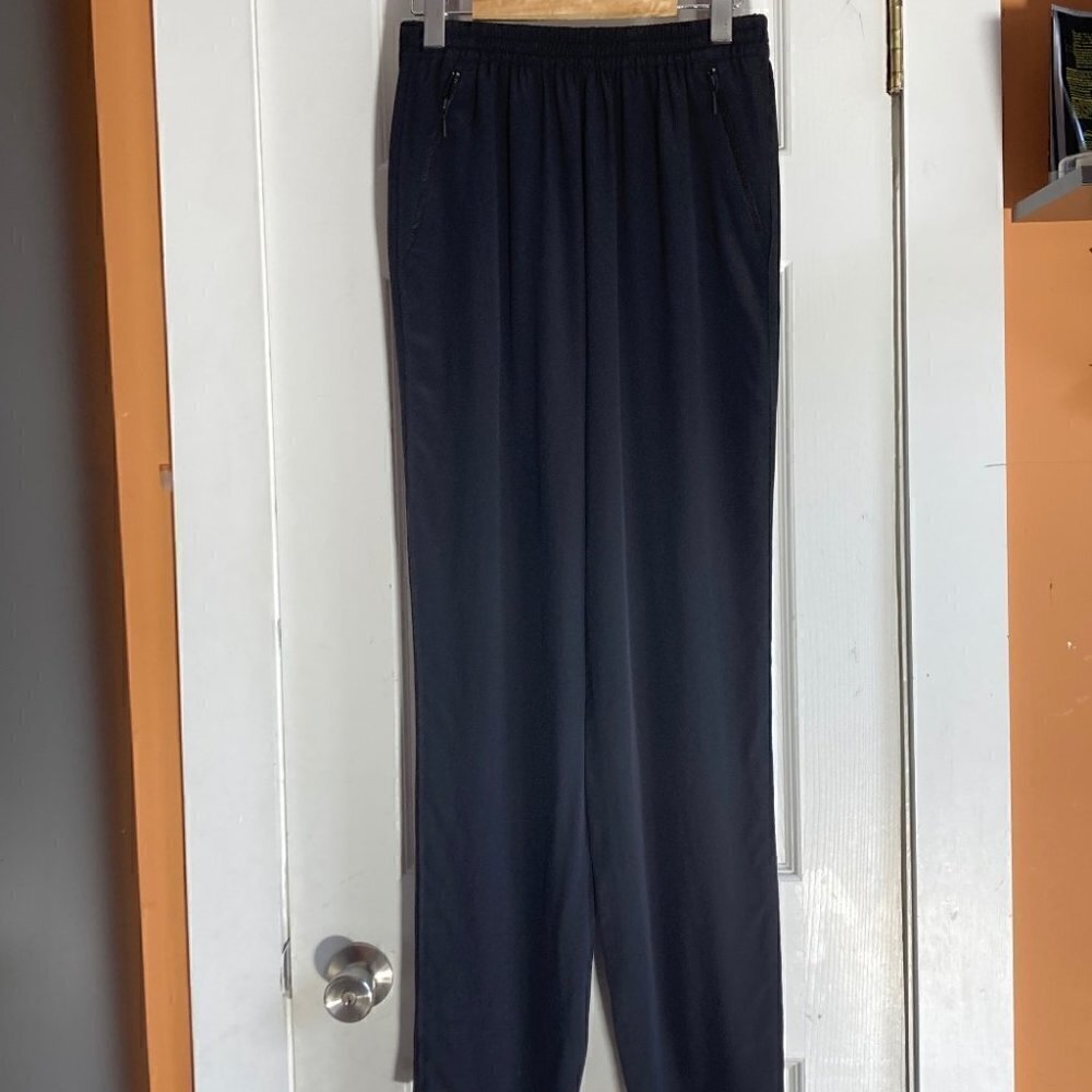 Tahari black relax silk Pants 100% Silk Size XS
